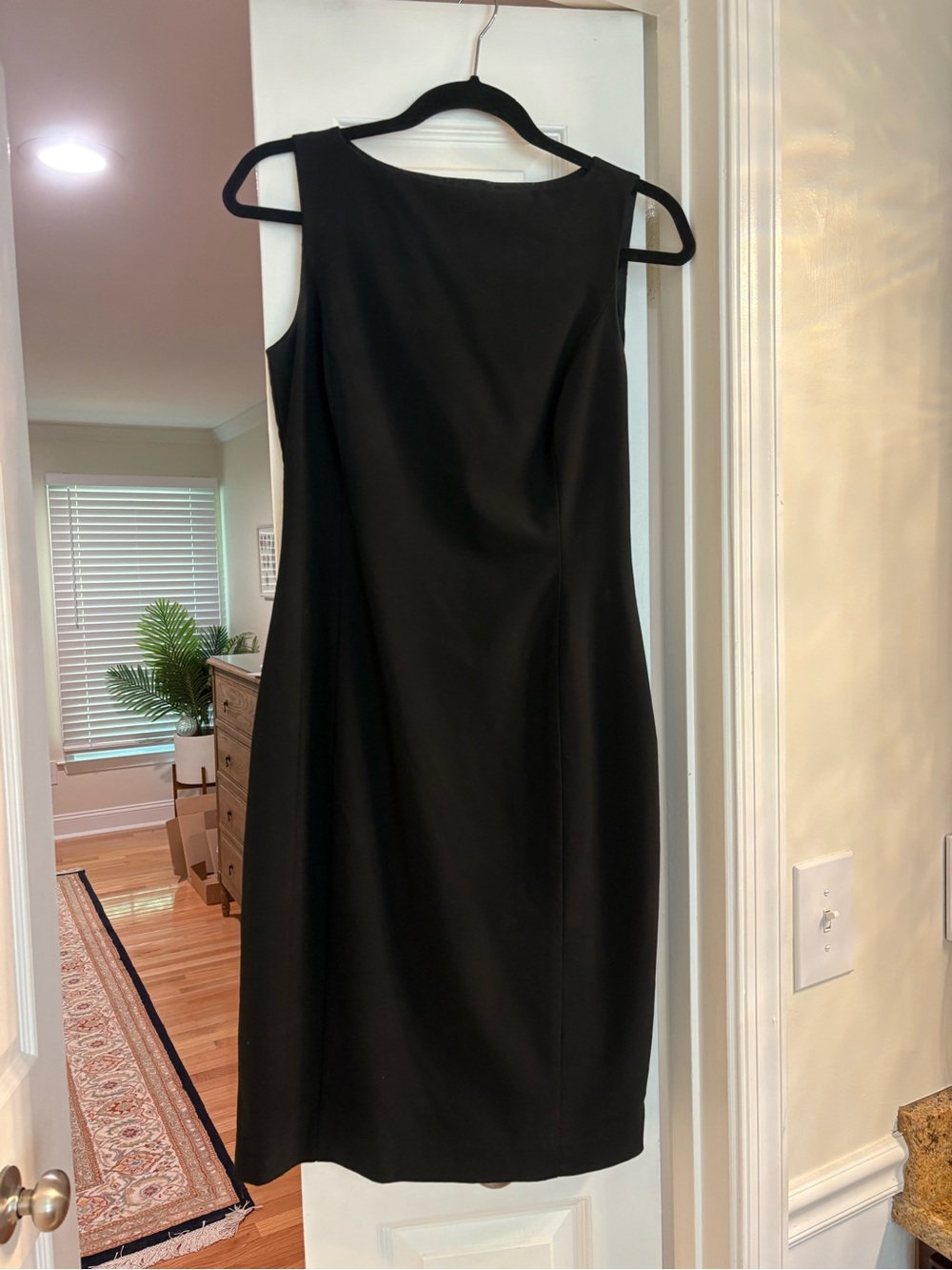 Ralph Lauren Black Midi Sheath Dress